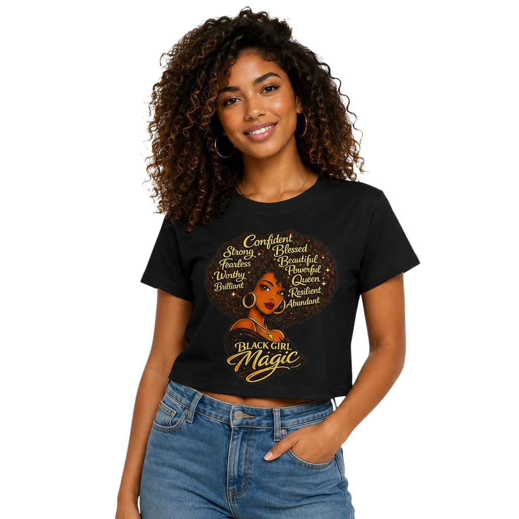 Black Girl Magic Crop Tee