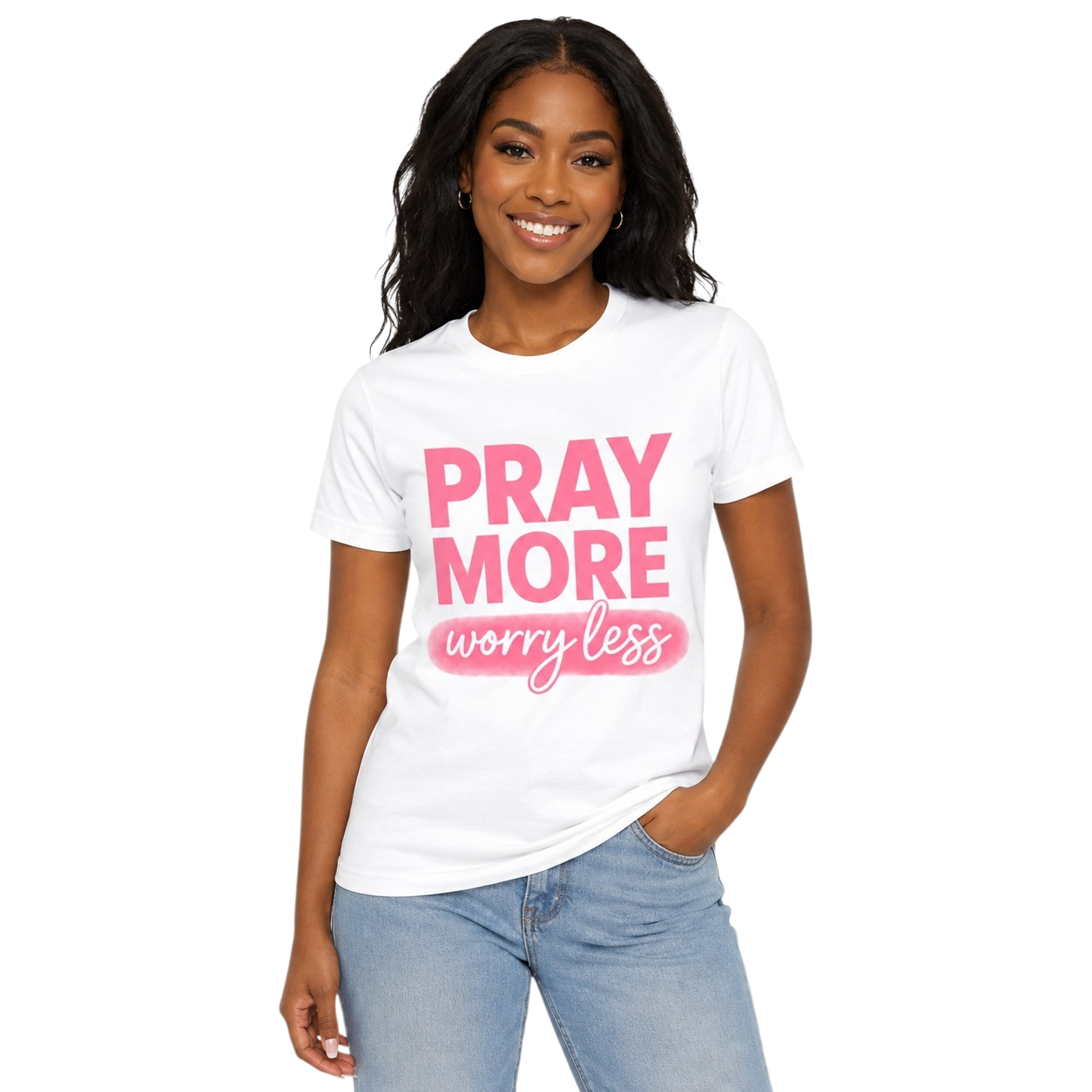 Pray More Worry Less Tee