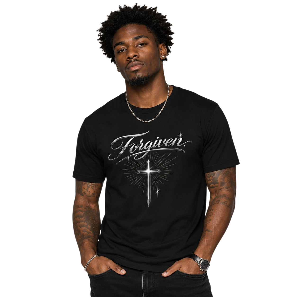 Forgiven Cross Tee