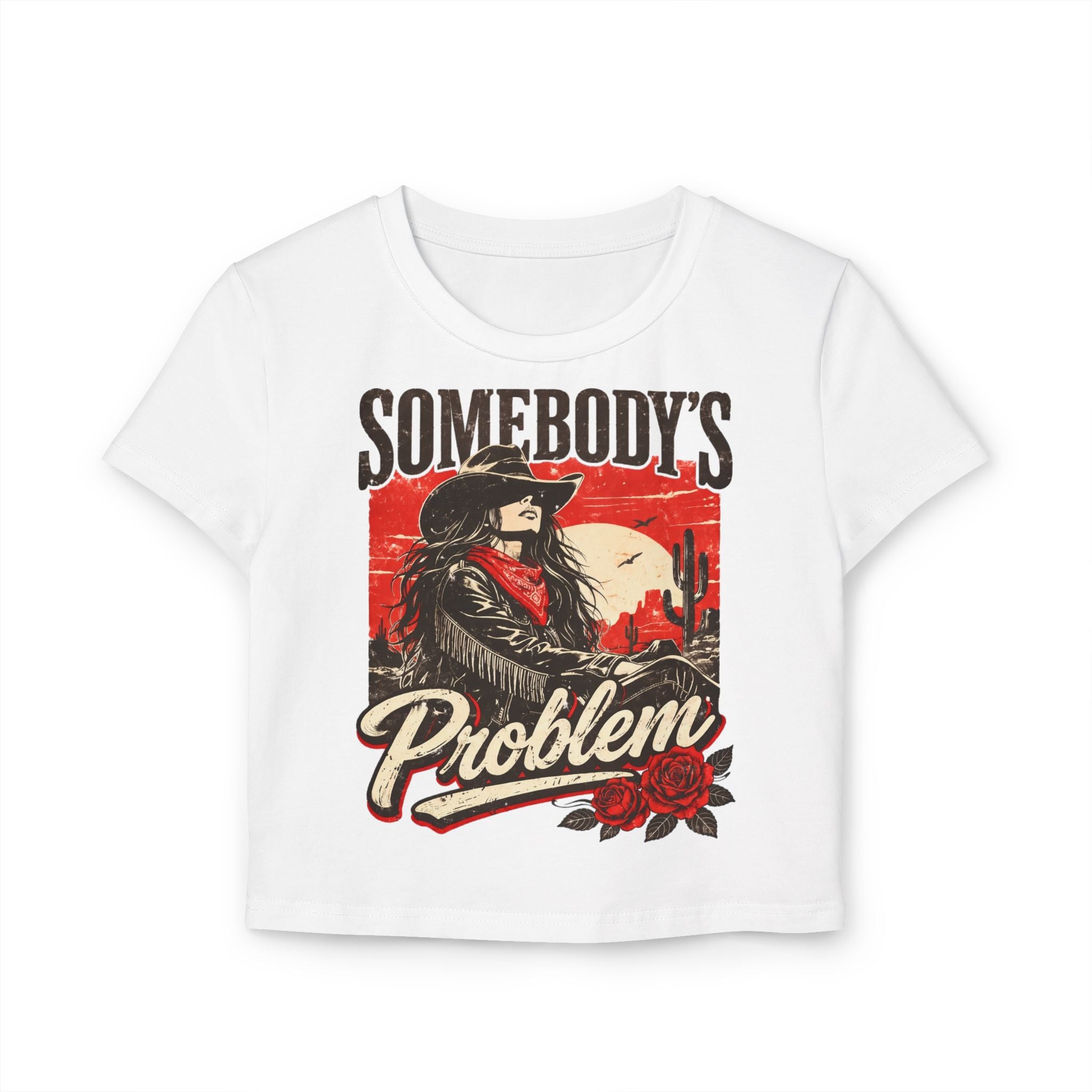 Somebody's Problem Crop Tee