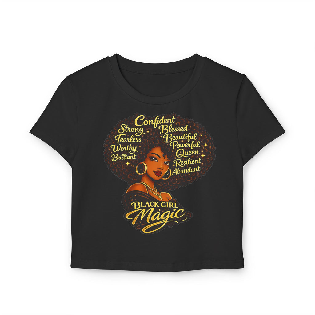Black Girl Magic Crop Tee