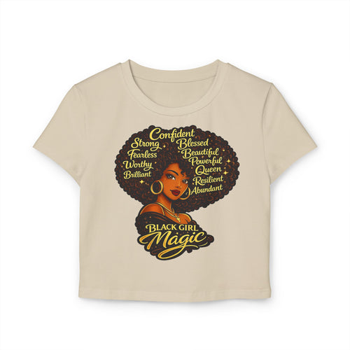 Black Girl Magic Crop Tee