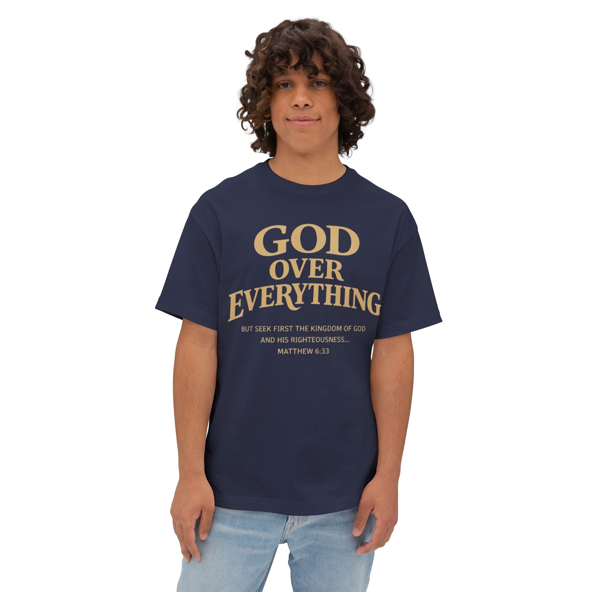 God Over Everything Oversized Tee