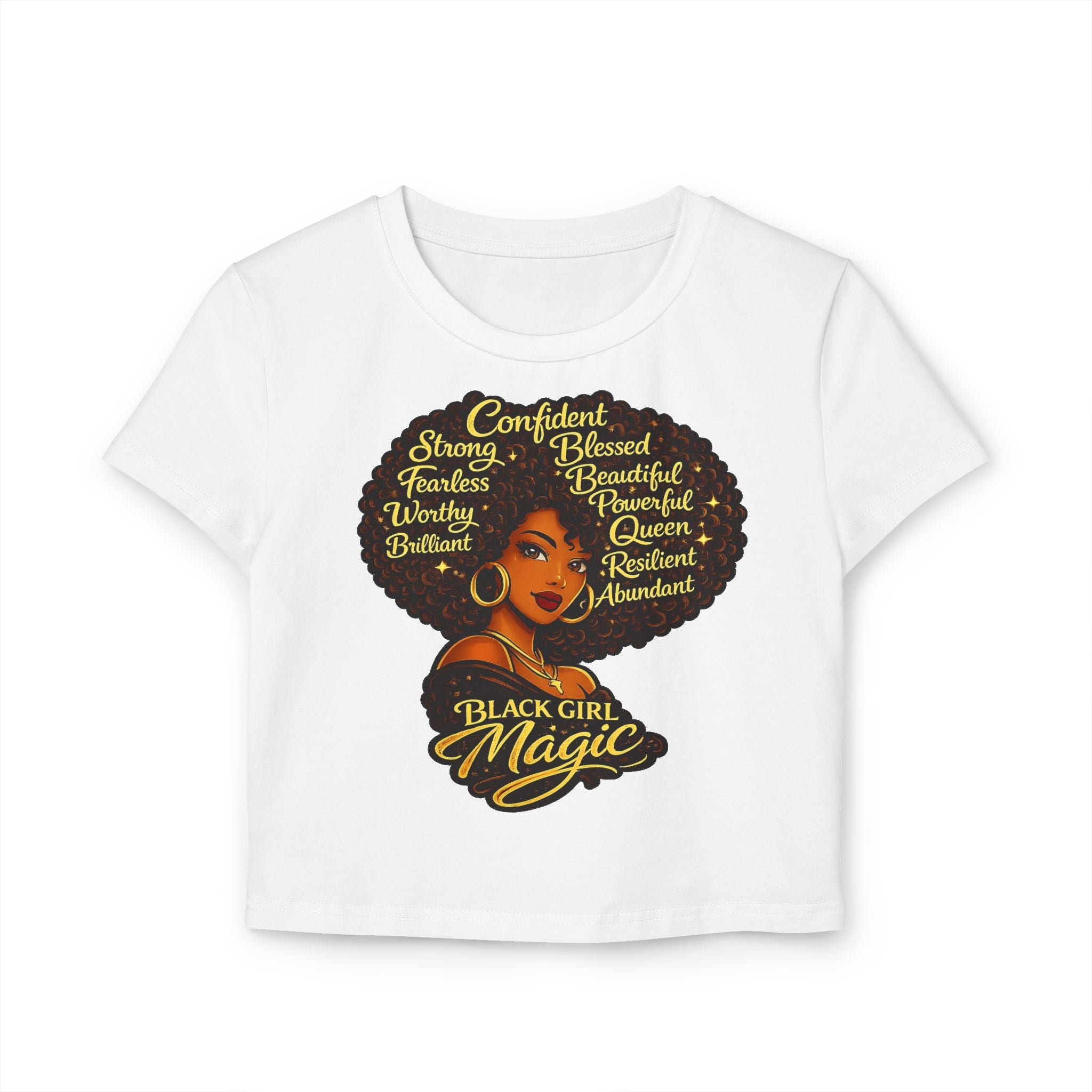 Black Girl Magic Crop Tee